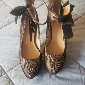 Just Fab black heels